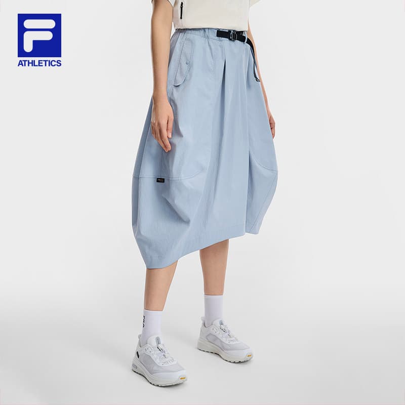 Юбка FILA Urban Explore Повседневный Длинный Юбка Женские - изображение 4