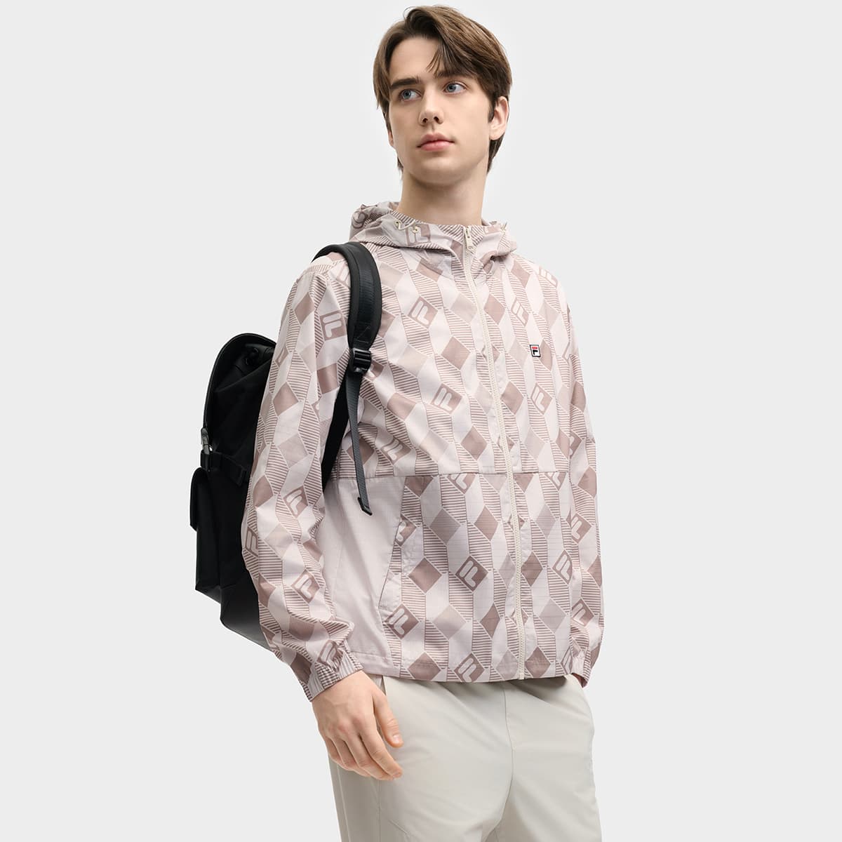 Рюкзак FILA Ткань Рюкзак Стандартный (Standard) Мужской Черный - изображение 5