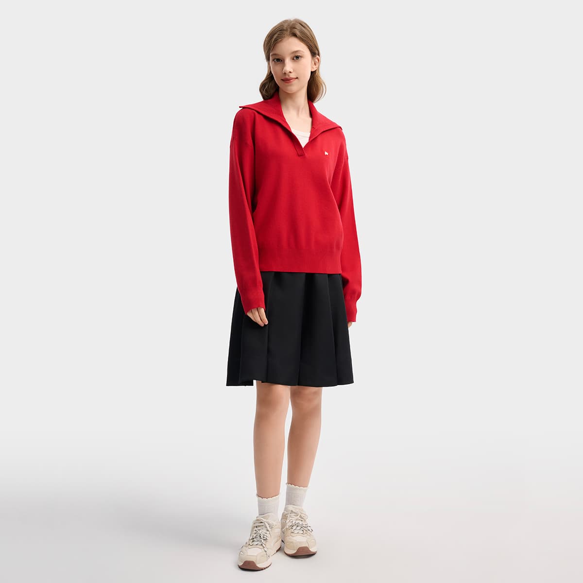 Кардиган FILA CNY Свитер Женские Красный ритм - изображение 6