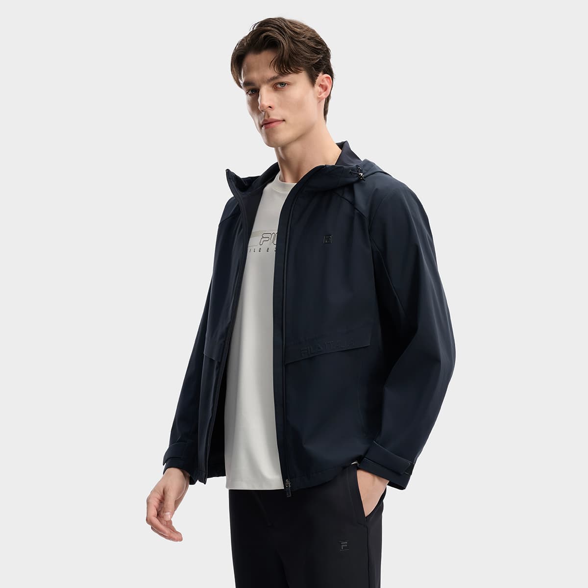 Куртка FILA Белая Куртка Мужская Легенда Синий - изображение 8