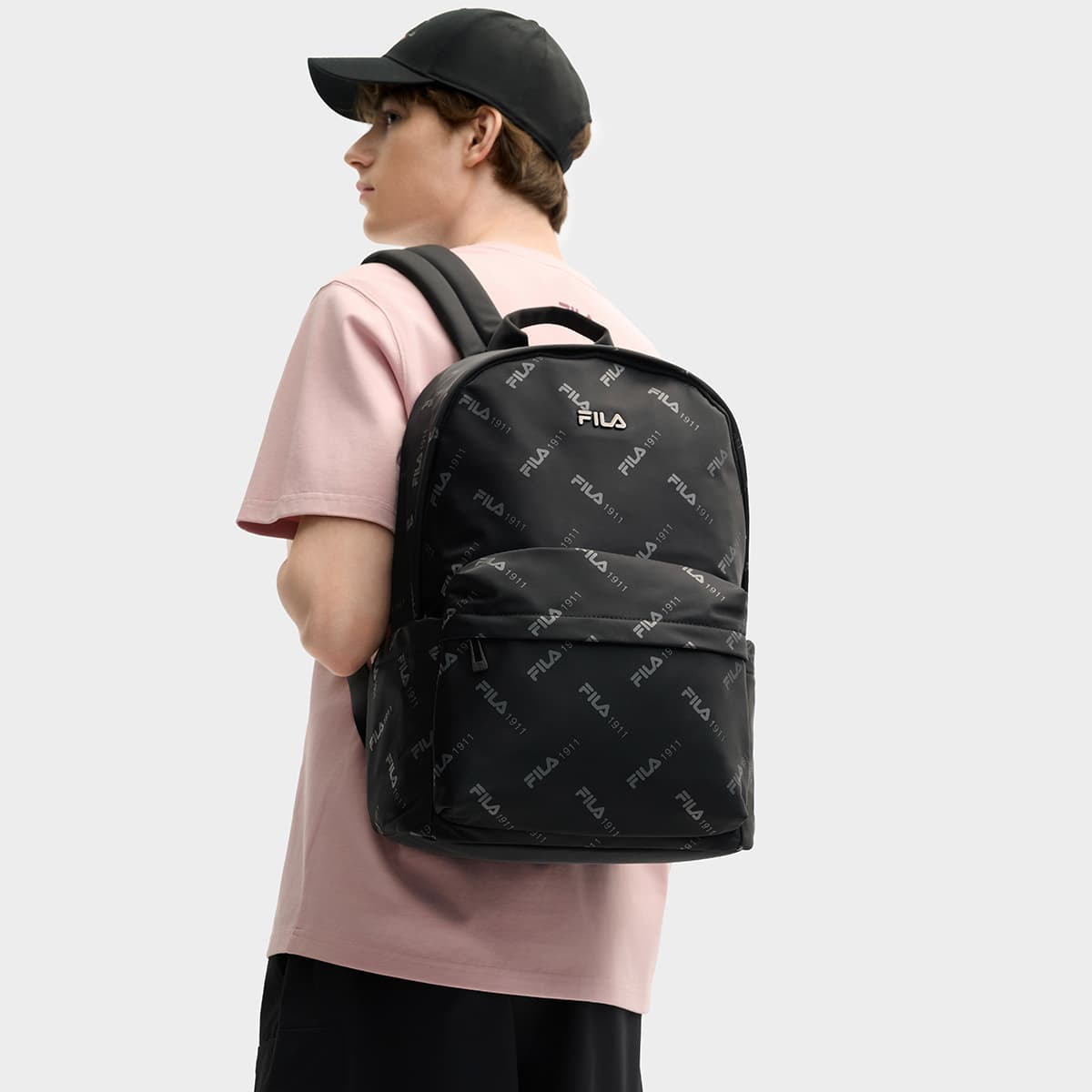 Рюкзак FILA ORIGINALE Ткань Рюкзак Мужской Глубокий черный - изображение 4