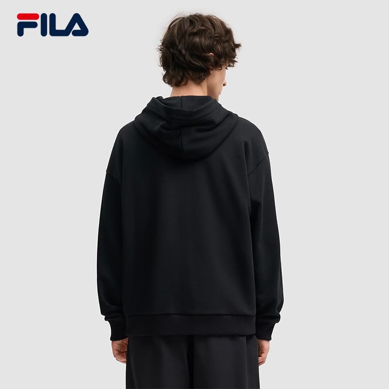 Худи FILA MILANO Толстовка Мужской Черный - изображение 4