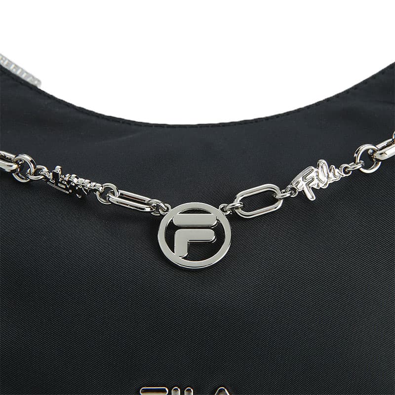 Сумка через плечо FILA Белый Ткань ПУ (полиуретан) Сумка через плечо Стандартная Женская Глубокий Черный - изображение 5