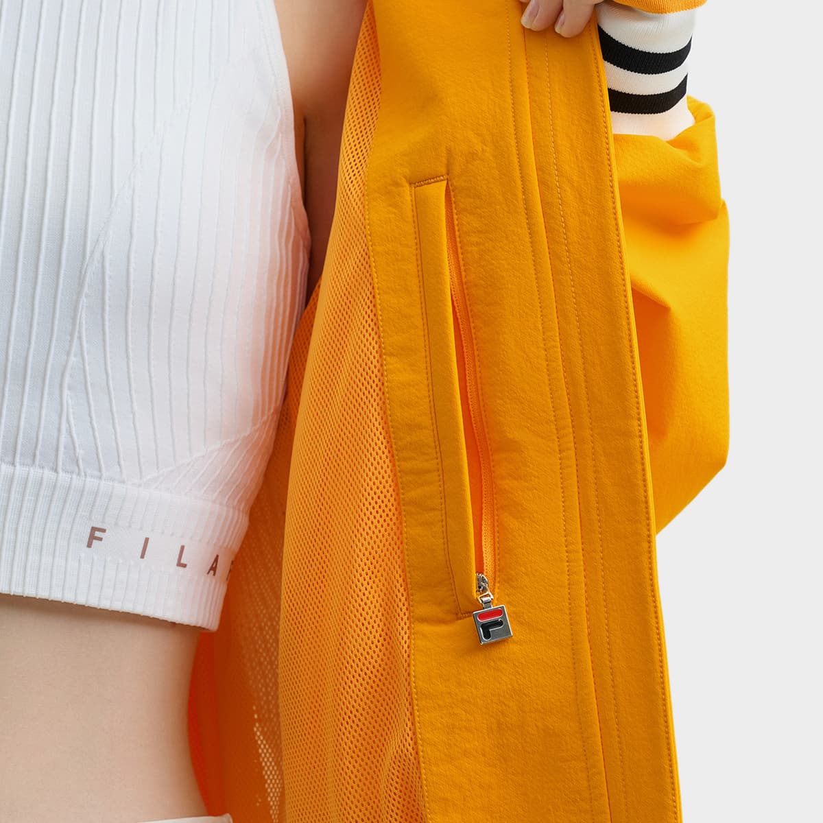 Куртка FILA Куртка Унисекс Medium Yellow - изображение 5