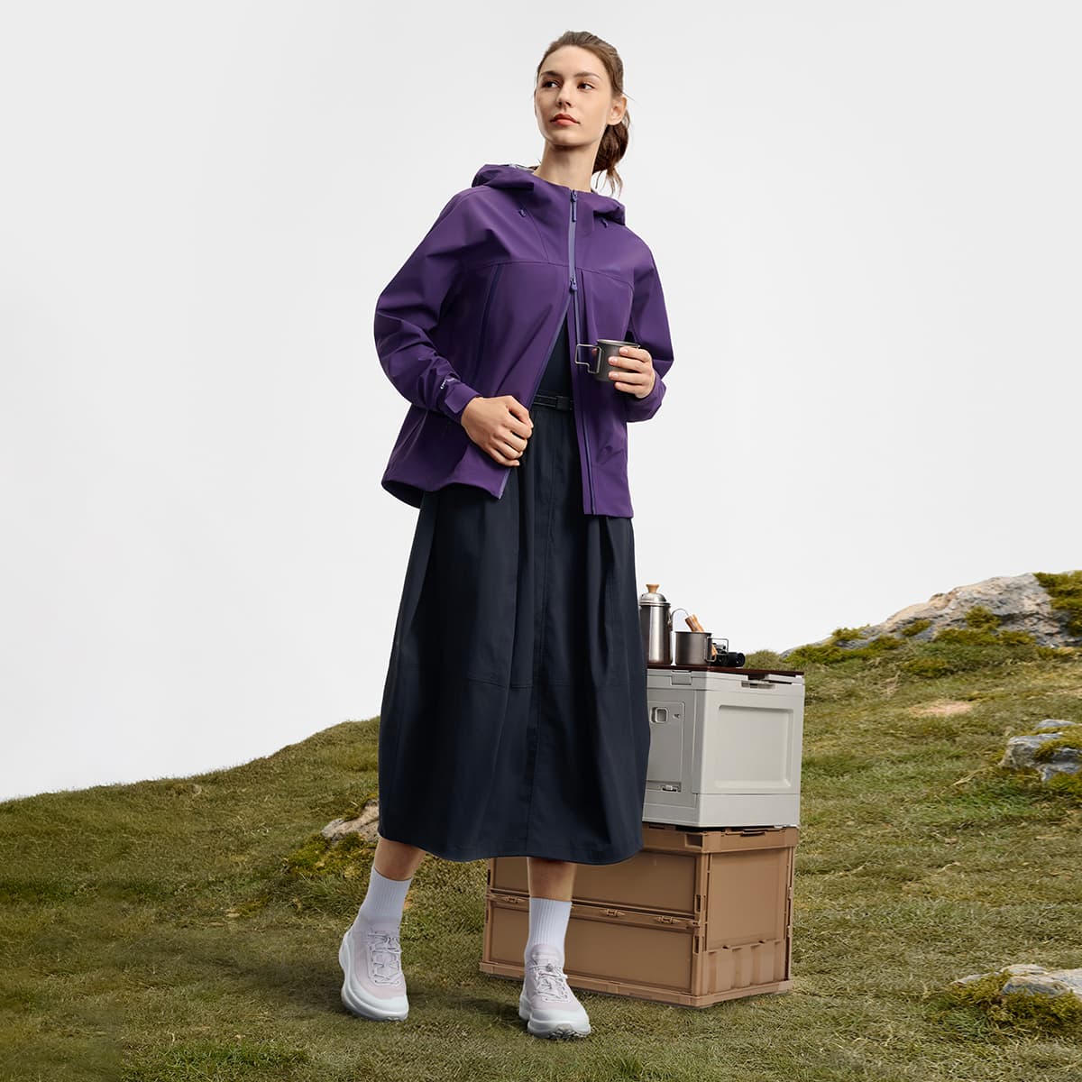 fila Эксплорер Шелковица Фиолетовый Женские Куртки софтшелл - изображение 7
