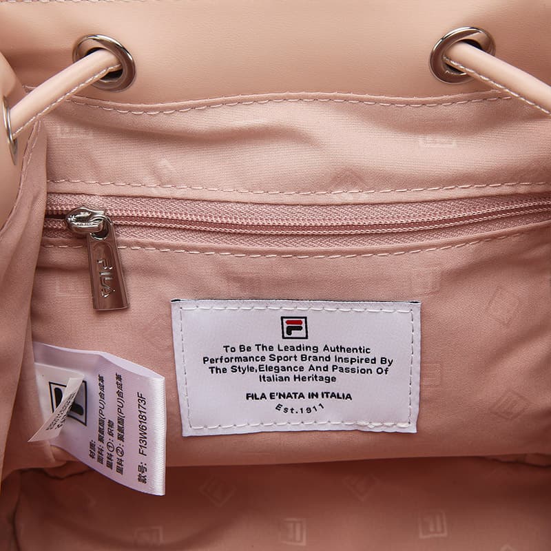 Рюкзак Fila Heritage ПУ (полиуретан) Рюкзак Обычный (стандартный) Женские Светло-розовый Красный - изображение 4