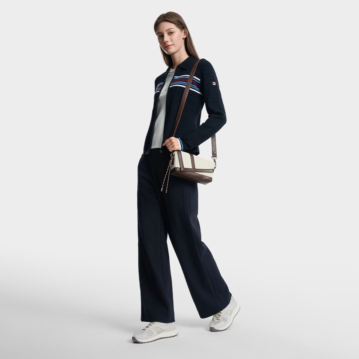 Кардиган Fila Heritage Легендарный синий Женские Свитеры - изображение 7