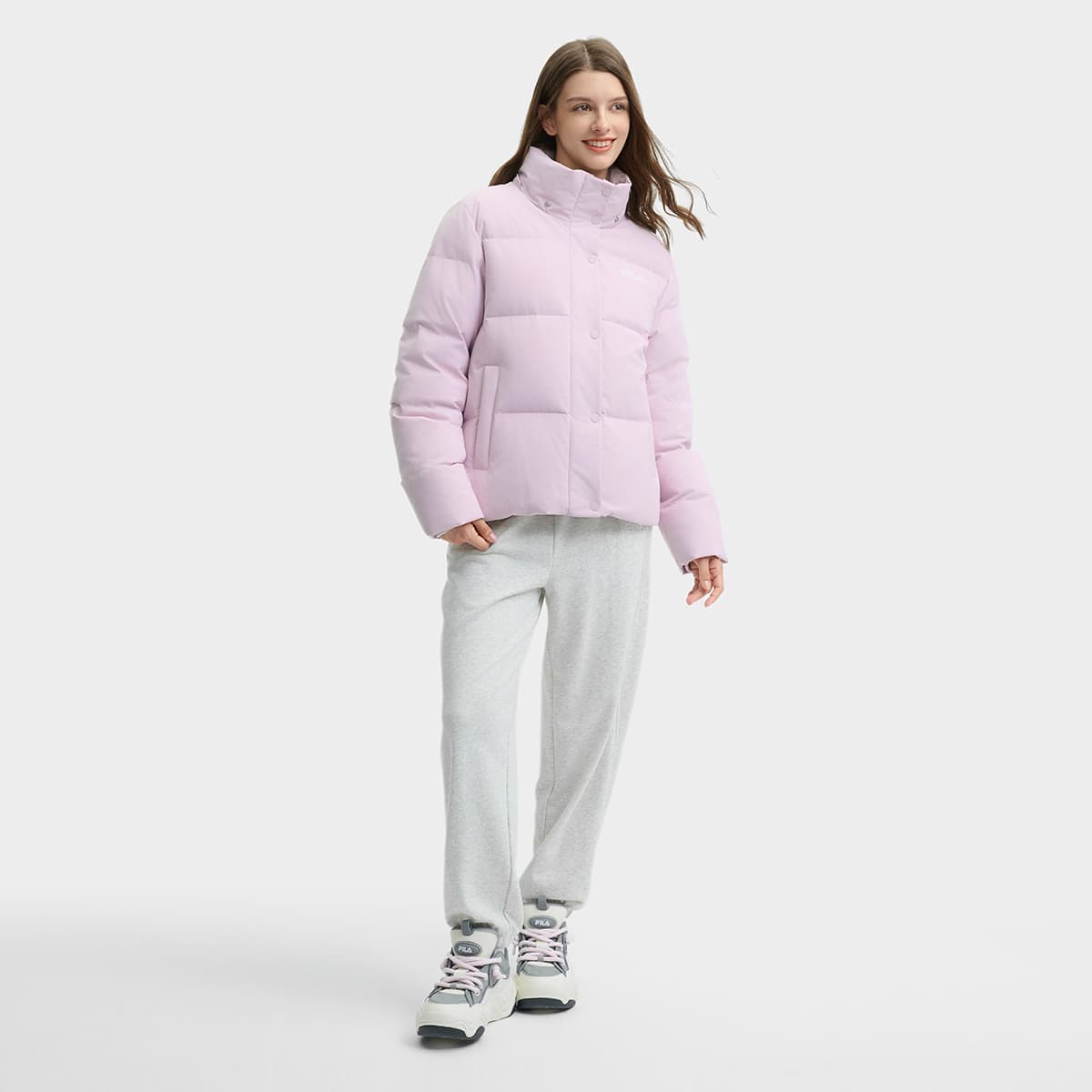 Пуховик FILA Пуховик Женский Темный Лотос Розовый - изображение 6