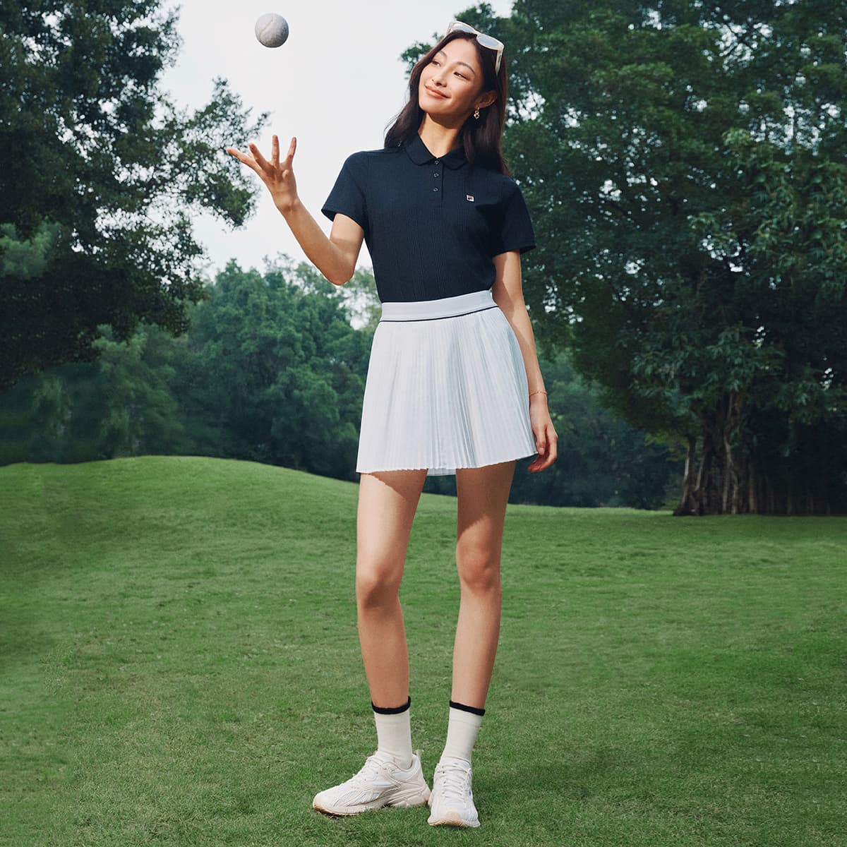 FILA Теннис Юбка Женская Облачно-Белая - изображение 7
