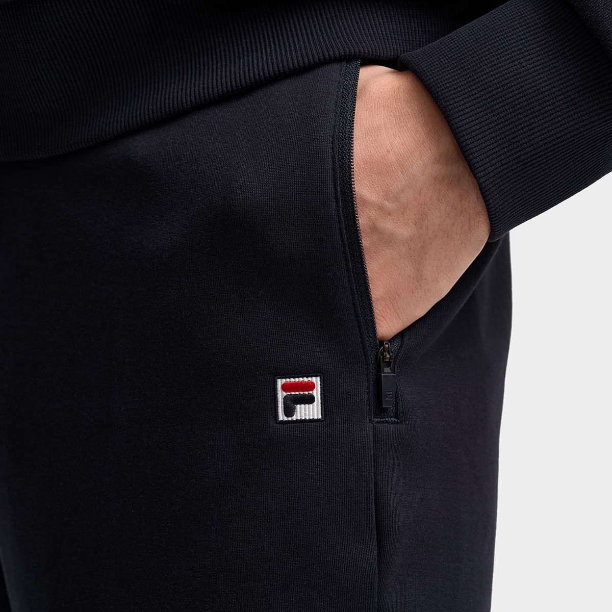 Штаны Fila Heritage Вязаные Тренировочные Штаны Мужские Легенда Синий - изображение 7
