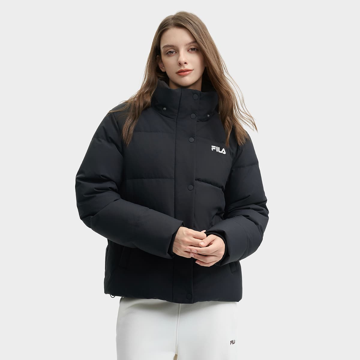 Пуховик FILA Пуховик Женские Глубокий черный - изображение 3