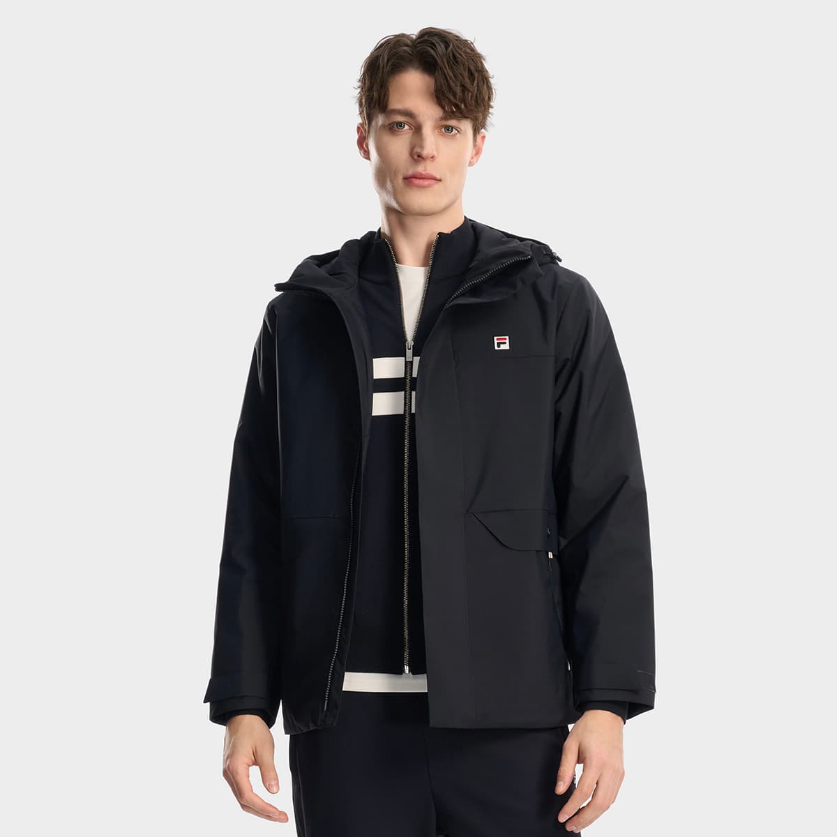 Зимняя куртка пуховик Fila Heritage Пуховая куртка Мужская - изображение 4