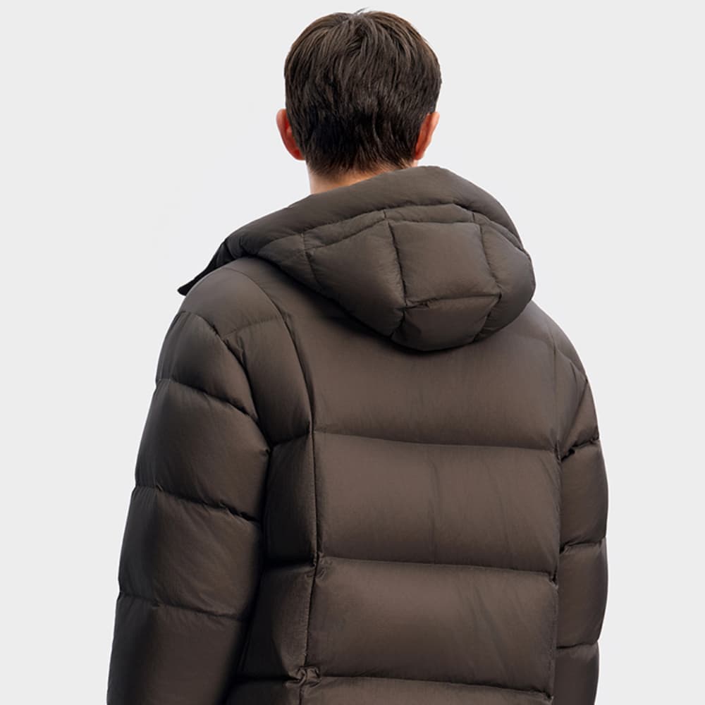 Зимняя куртка FILA Пуховик Мужской Элегантный серый - изображение 5