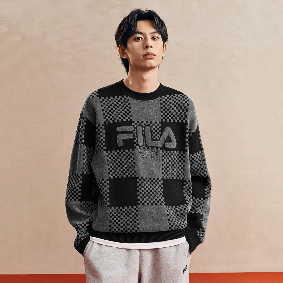 Кофта FILA ORIGINALE Свитер Унисекс Черный - изображение 3