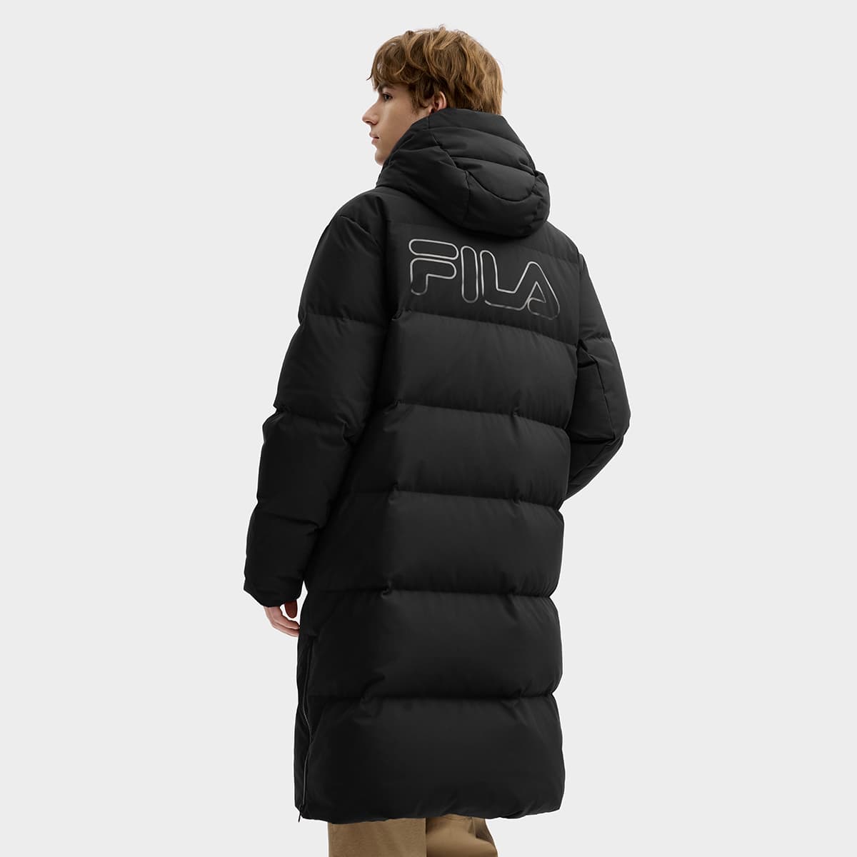 Зимняя куртка FILA Пуховик Унисекс Глубокий черный - изображение 6