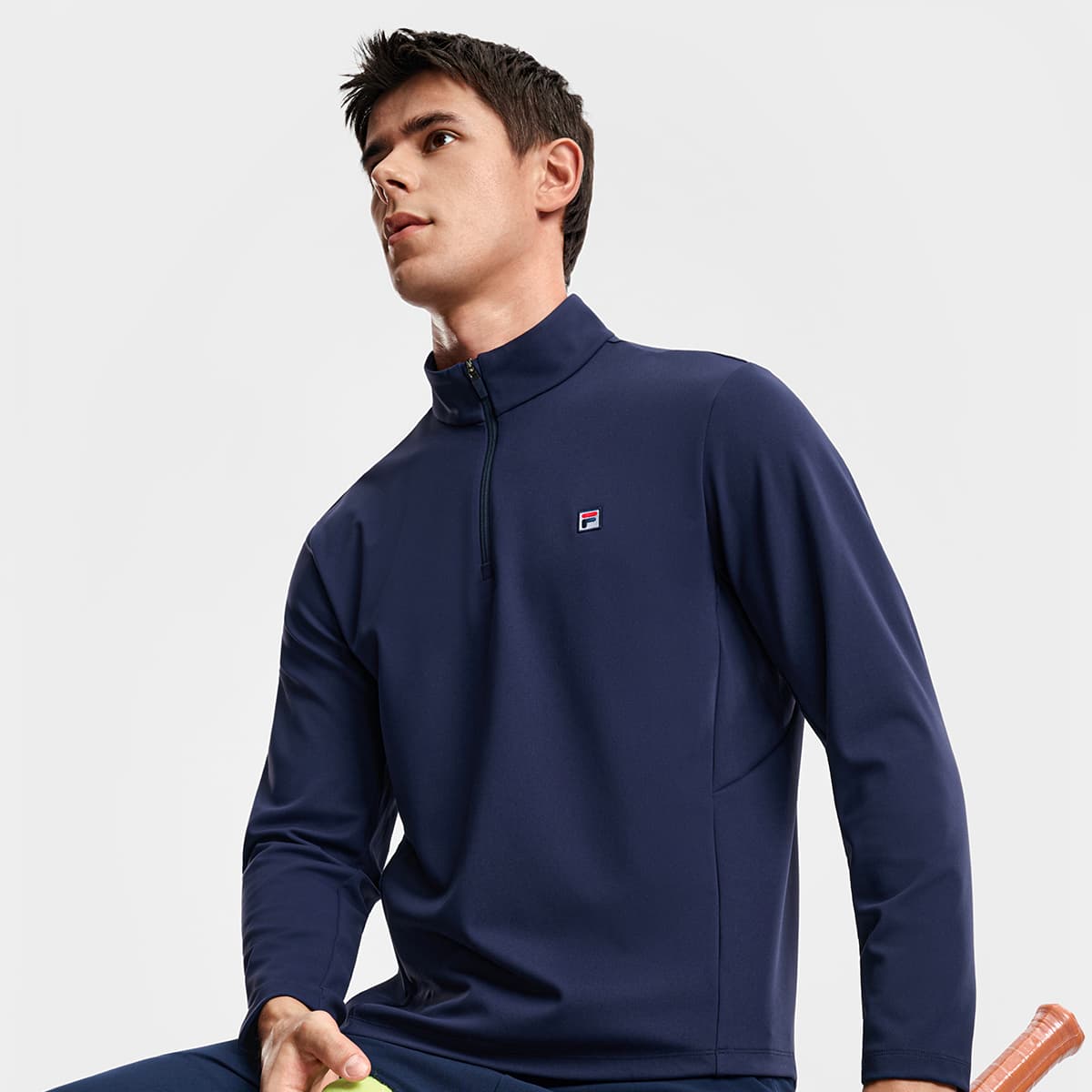 Футболка FILA Теннис T-Рубашка Мужская Serene Void Blue - изображение 8