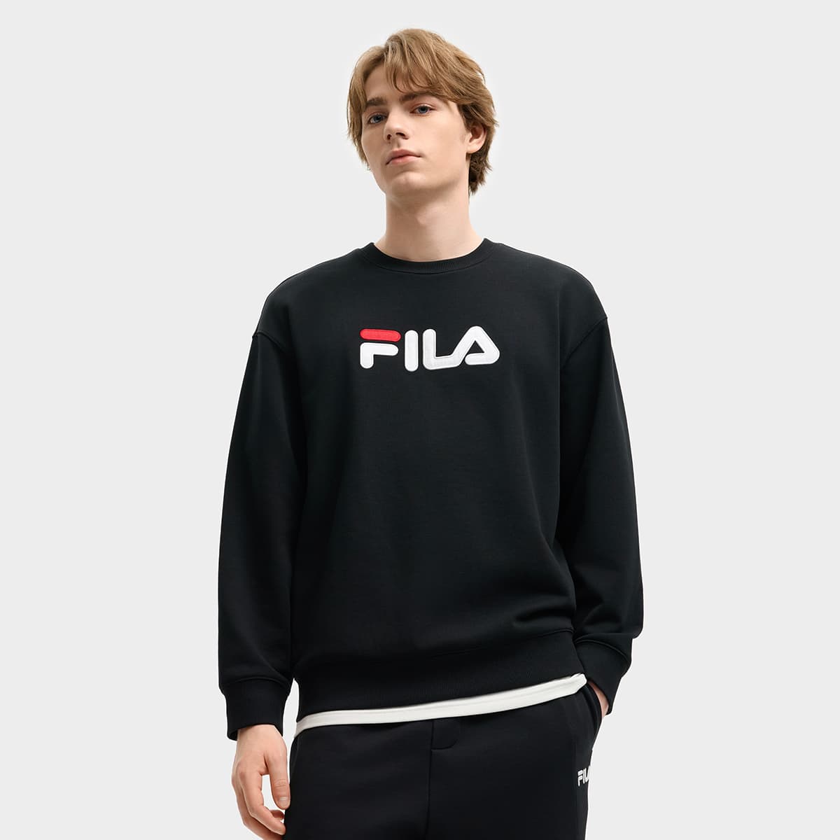 Худи FILA ORIGINALE 25 -BK - изображение 3