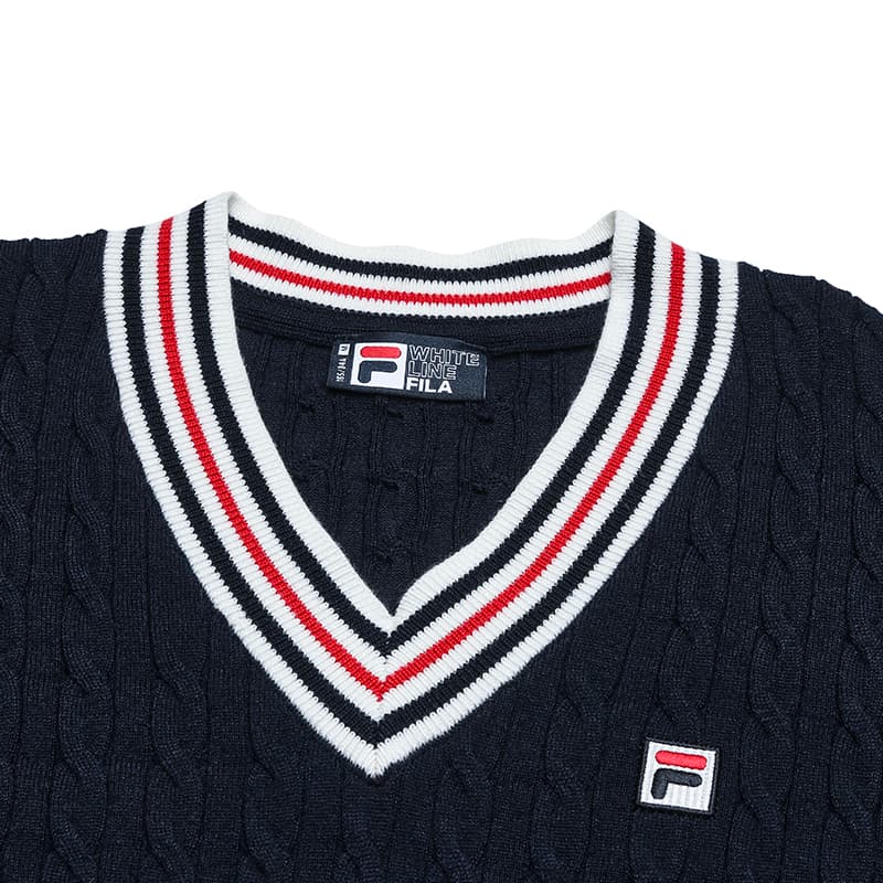 Кардиган Fila Heritage Легенда Синий Женский Свитер - изображение 3