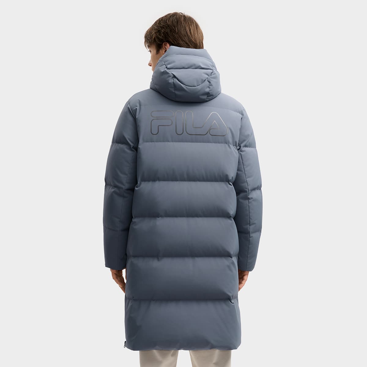 Зимняя куртка FILA Пуховик Унисекс Tunnel Темно-синий - изображение 4