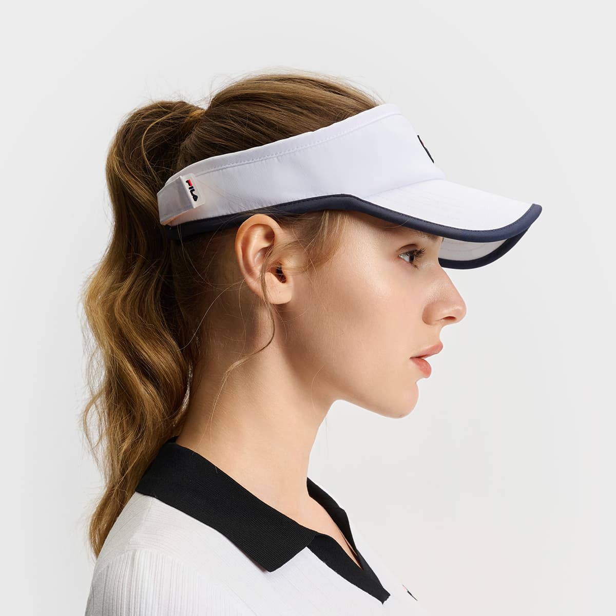 Головной убор FILA ATHLETICS Эластичная полиэстеровая кепка с козырьком Женская Нефритовый белый - изображение 6
