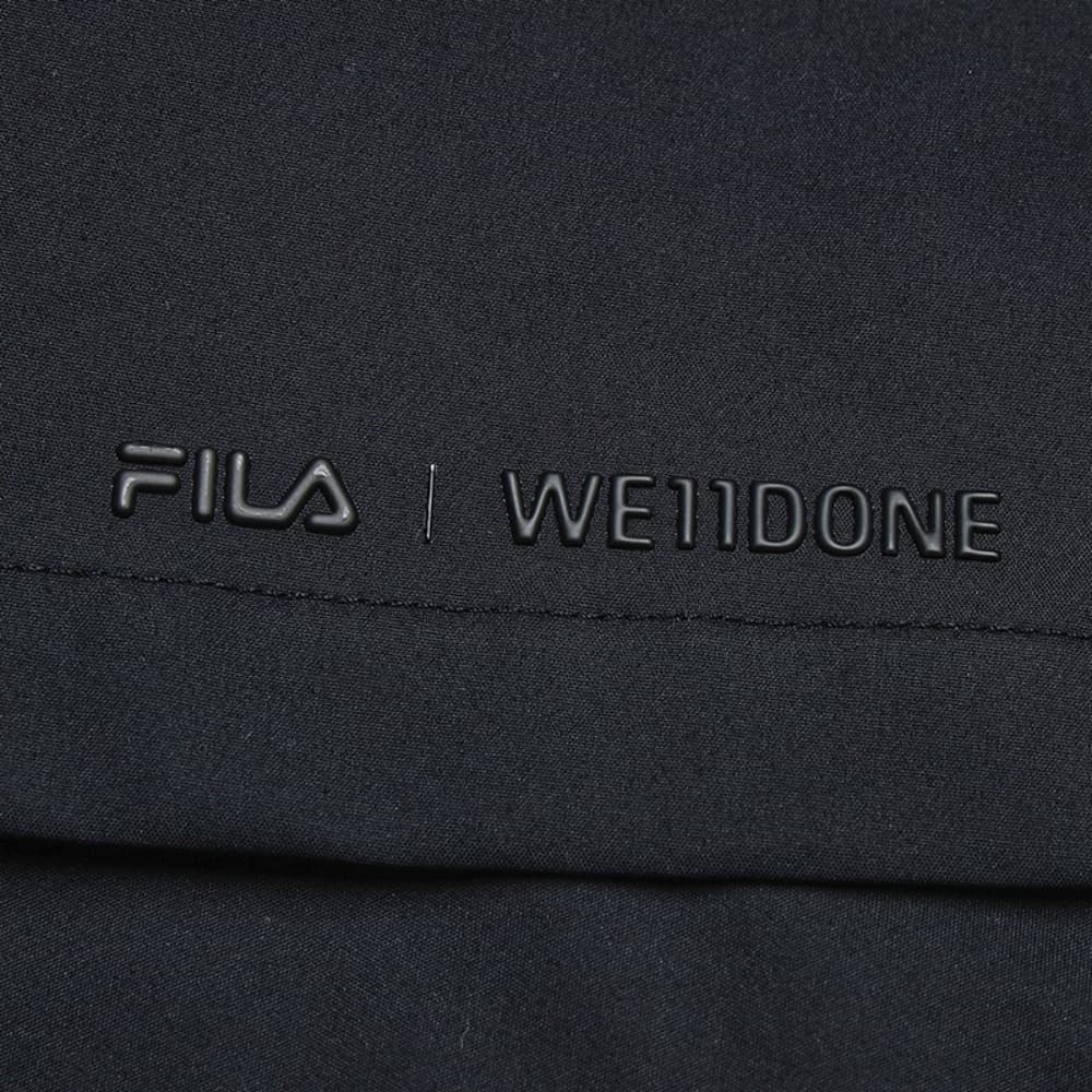 FILA x WE11DONE Поло Женское Синее Ink Черный - изображение 5