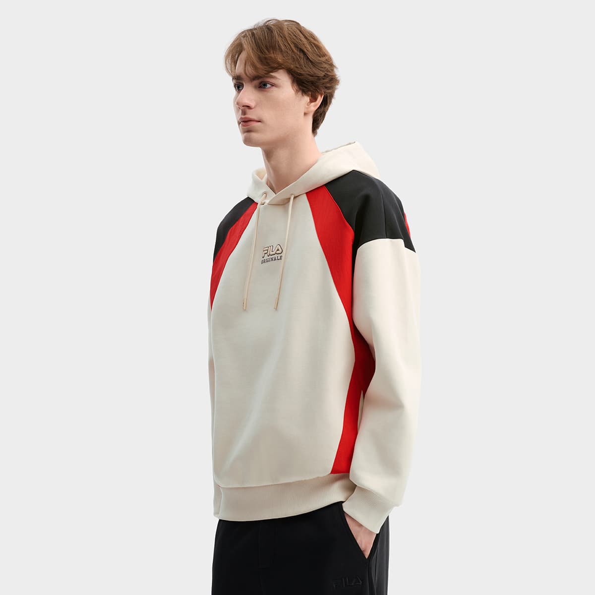 Худи FILA ORIGINALE Толстовка Мужское Миндально-хаки - изображение 7