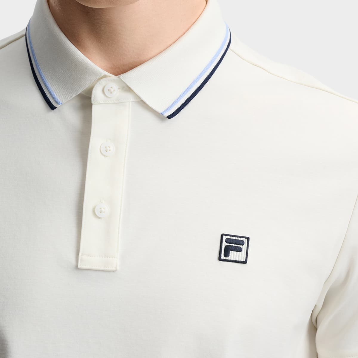 Поло Fila Heritage Cloud White WT Мужская Поло - изображение 7