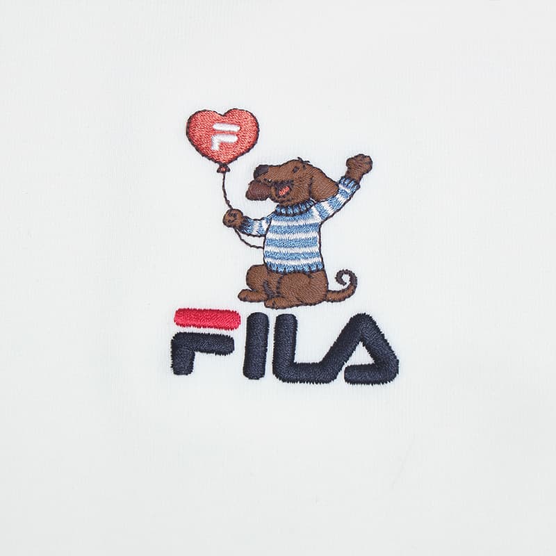 Футболка FILA ORIGINALE Cloud White WT Женские T-рубашки - изображение 5
