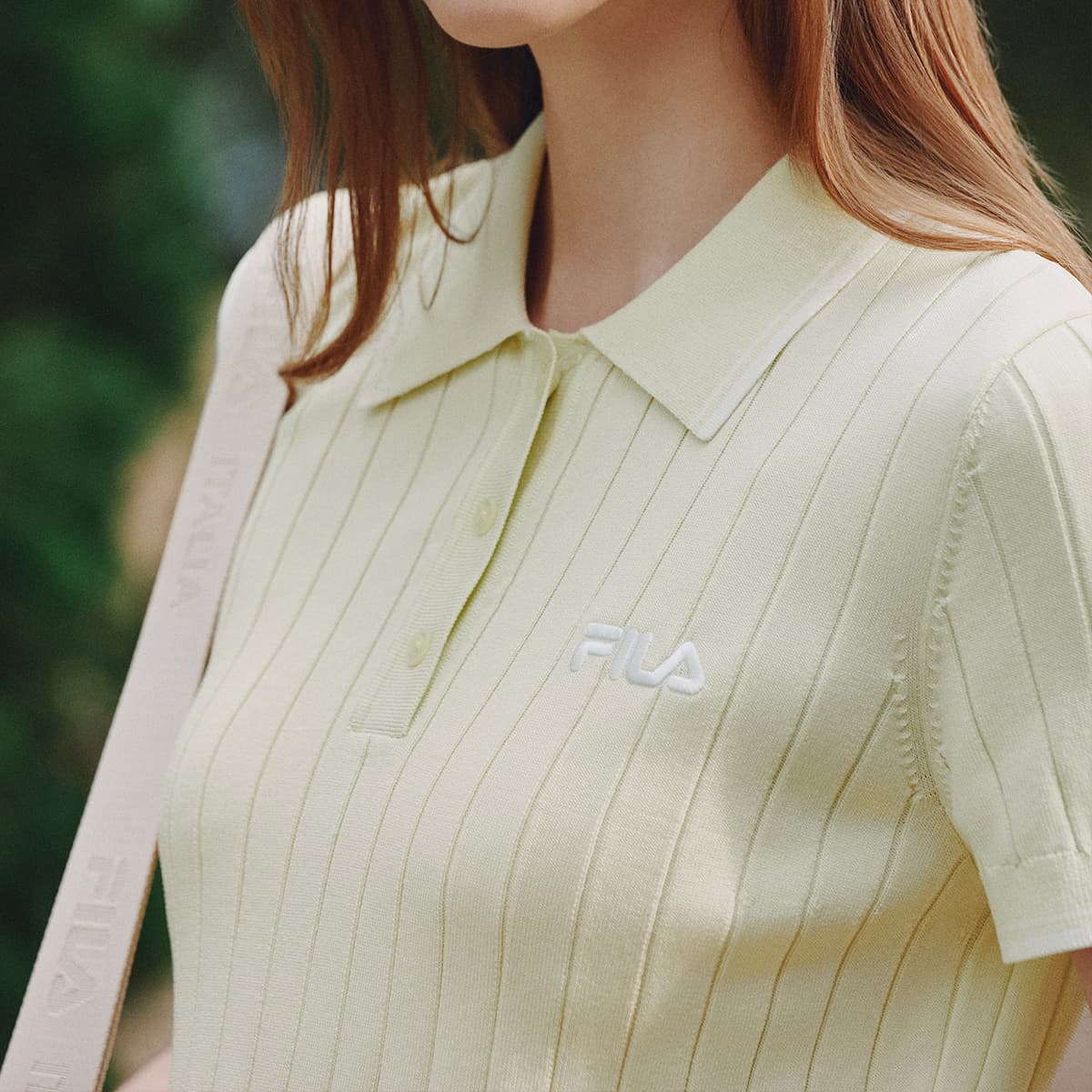 Кофта FILA ORIGINALE Трикотаж Женский Нефритовый - изображение 8