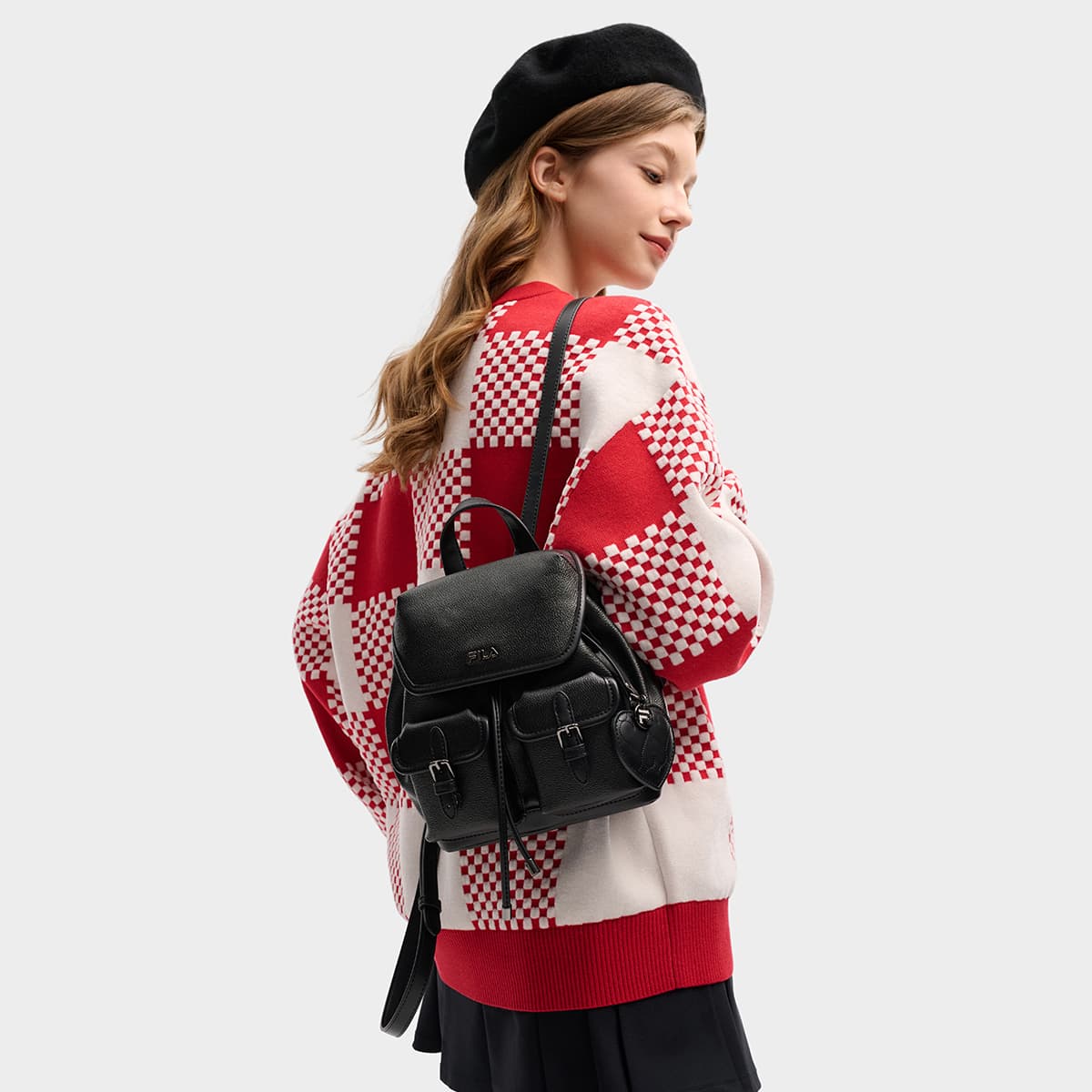 Рюкзак Fila Heritage PU (полиуретан) Рюкзак Женский Черный - изображение 4