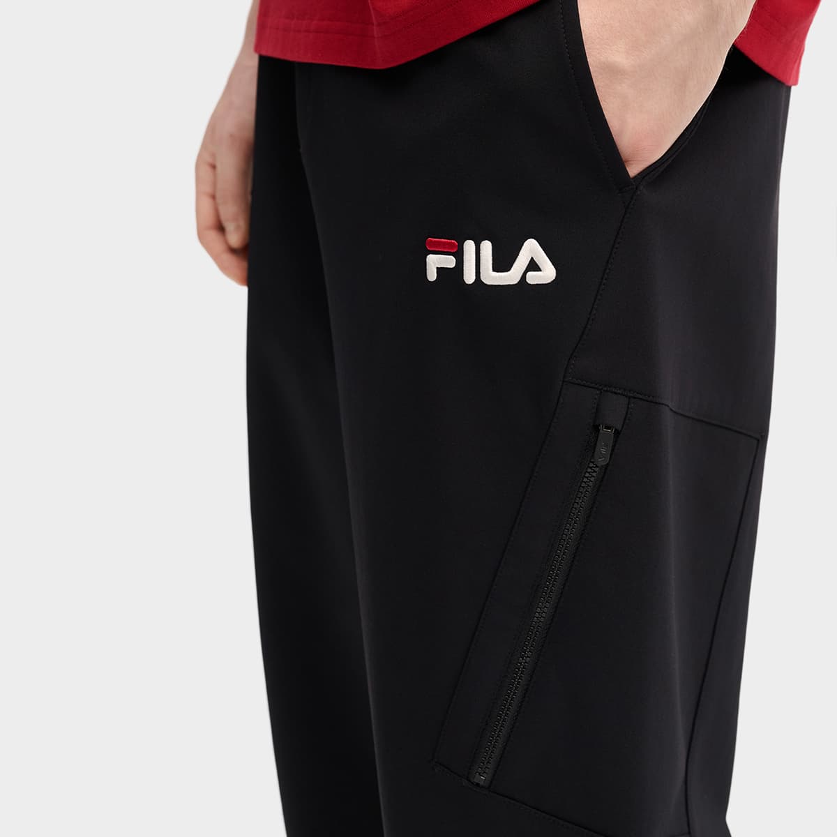 Штаны FILA CNY Повседневные брюки Мужские Черные - изображение 7