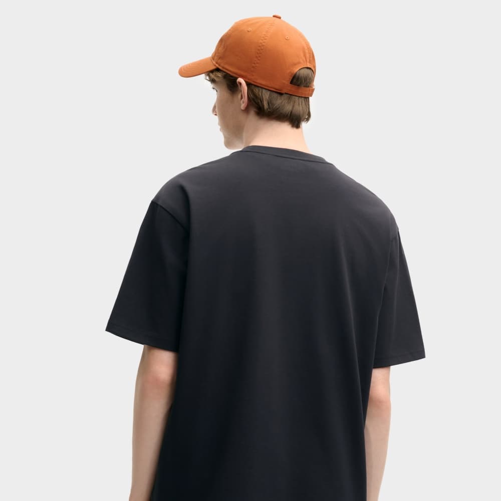 Футболка FILA X MAISON KITSUNE Little Fox T Рубашка Унисекс Легенда Синий - изображение 6
