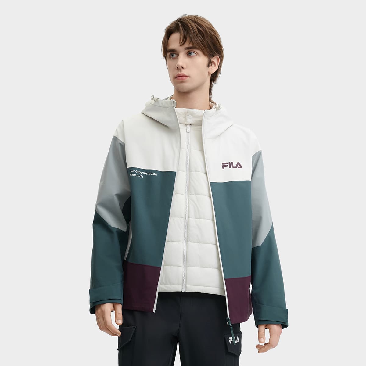 Куртка FILA Aden Зеленый Мужские Куртки - изображение 3