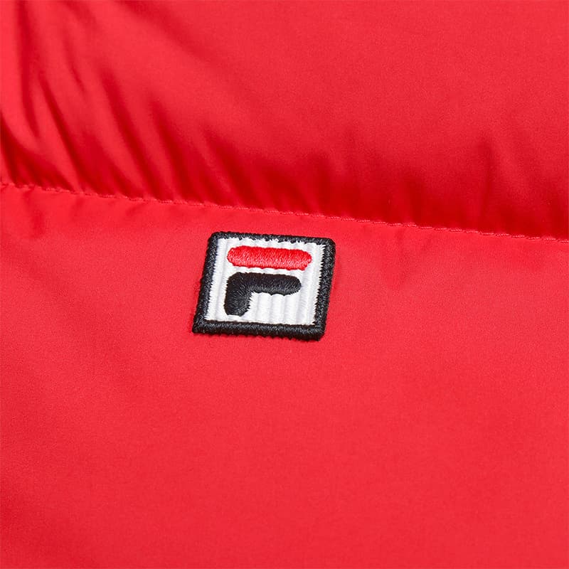 Пуховик Fila Heritage Пуховик Женский Красный Rhythm - изображение 5