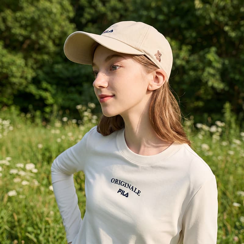 Кепка FILA ORIGINALE Хлопок полиэстер Бейсболки Унисекс Разноцветные - изображение 4
