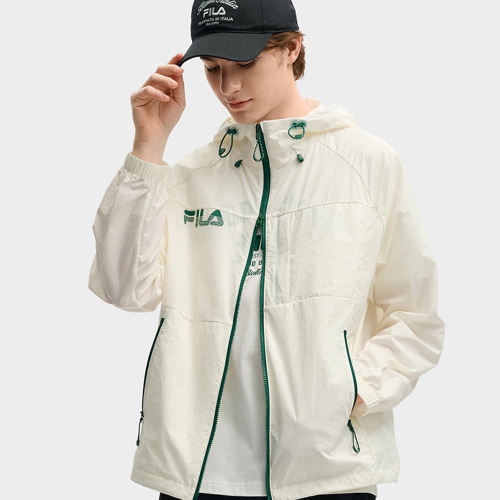 Куртка FILA ORIGINALE Куртка Мужская Облачный Белый - изображение 4