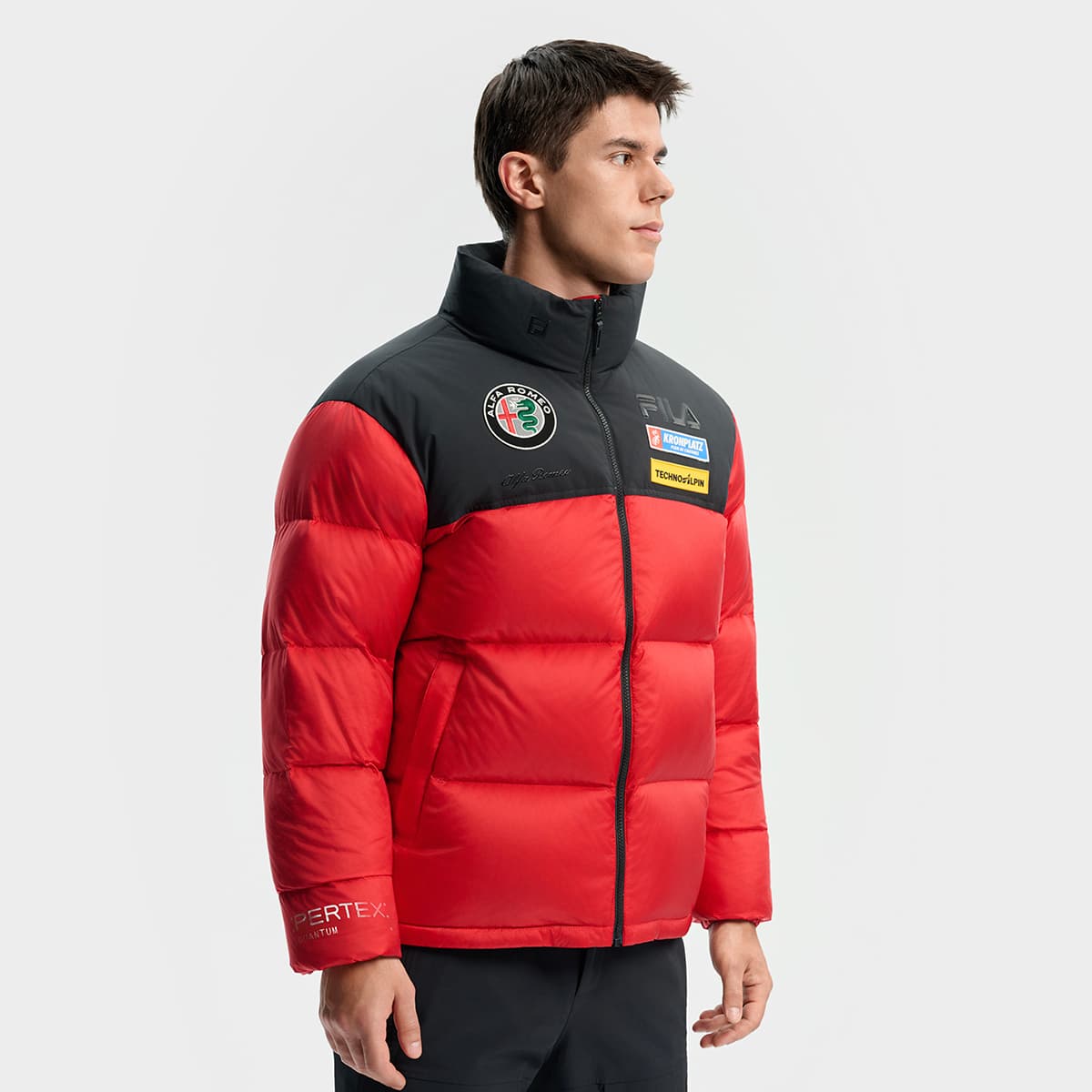 Зимняя куртка FILA SKI Пуховик Мужской Неоново-красный - изображение 6