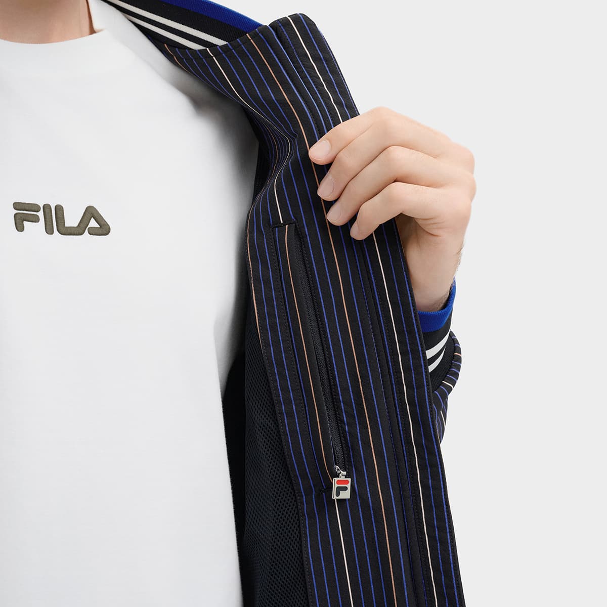 Куртка FILA Легенда Синий Унисекс Куртки - изображение 6