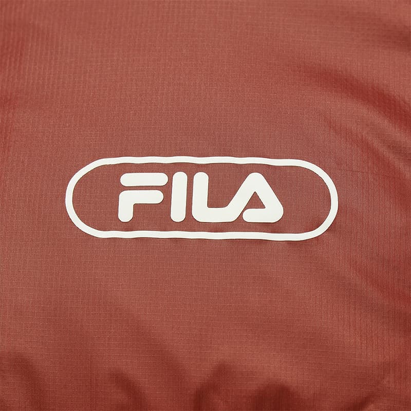 Зимняя куртка FILA ORIGINALE Мужской пуховик Algal Bloom красного цвета - изображение 7