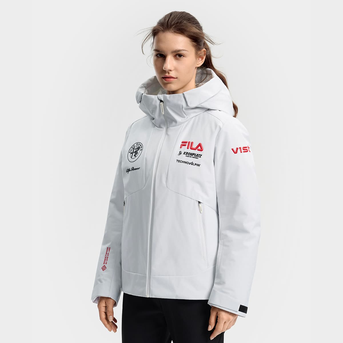 Пуховик FILA SKI Пуховик Женский Нефритовый Белый - изображение 6