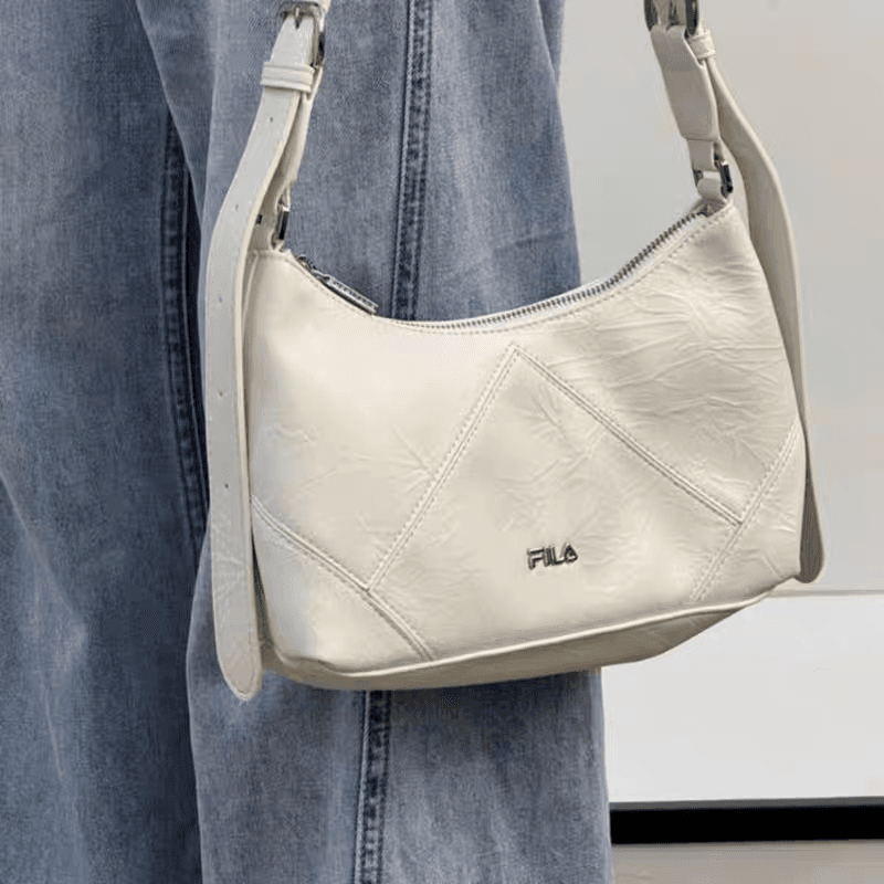 Мини-сумка FILA ПУ (полиуретан) Сумка через плечо Женская Облачный Белый - изображение 6