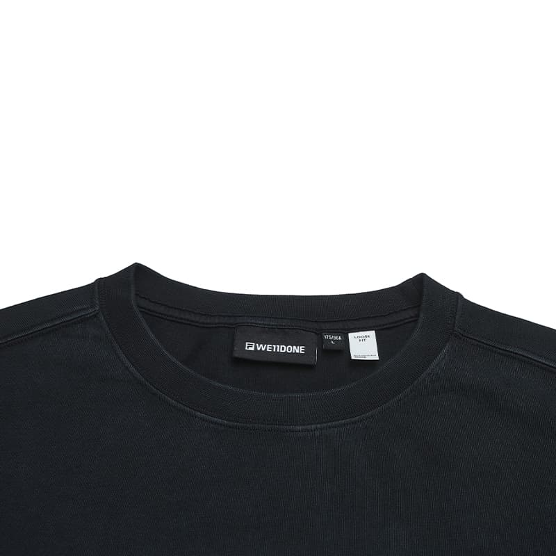 Футболка FILA x WE11DONE T-Shirt Унисекс Темно-черный - изображение 3