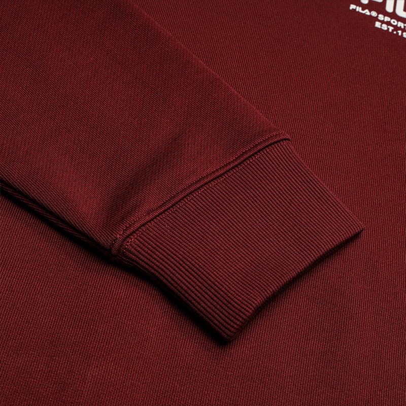 Кофта FILA Syrah Burgundy Мужские Свитшоты - изображение 5