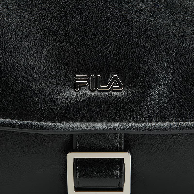 Рюкзак fila ORIGINALE ПУ (полиуретан) Рюкзак Сумочка для украшений Обычный (стандартный) Женские Глубокий черный - изображение 5