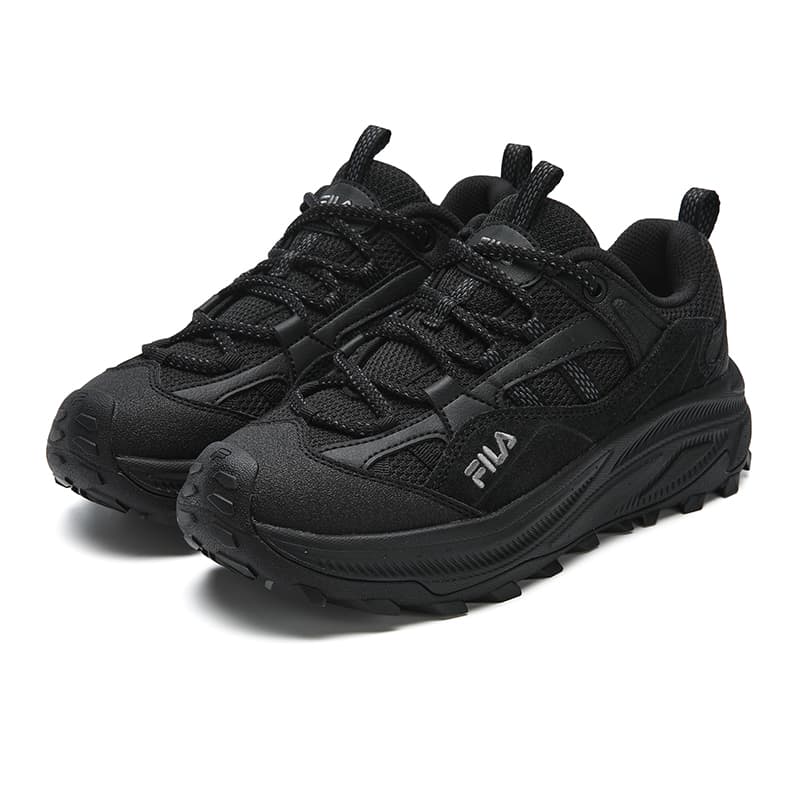 Кроссовки FILA Trek 2 Износостойкий Дышащий Легкий Низкий Топ Повседневная Обувь Женская Черная - изображение 5
