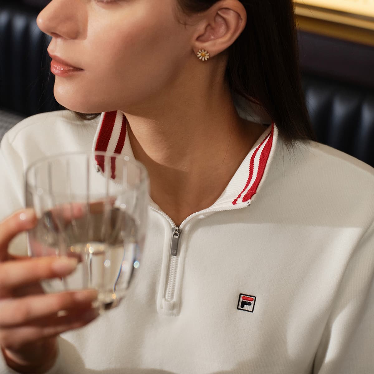 Худи FILA Heritage Толстовка Женское Облачный Белый - изображение 7