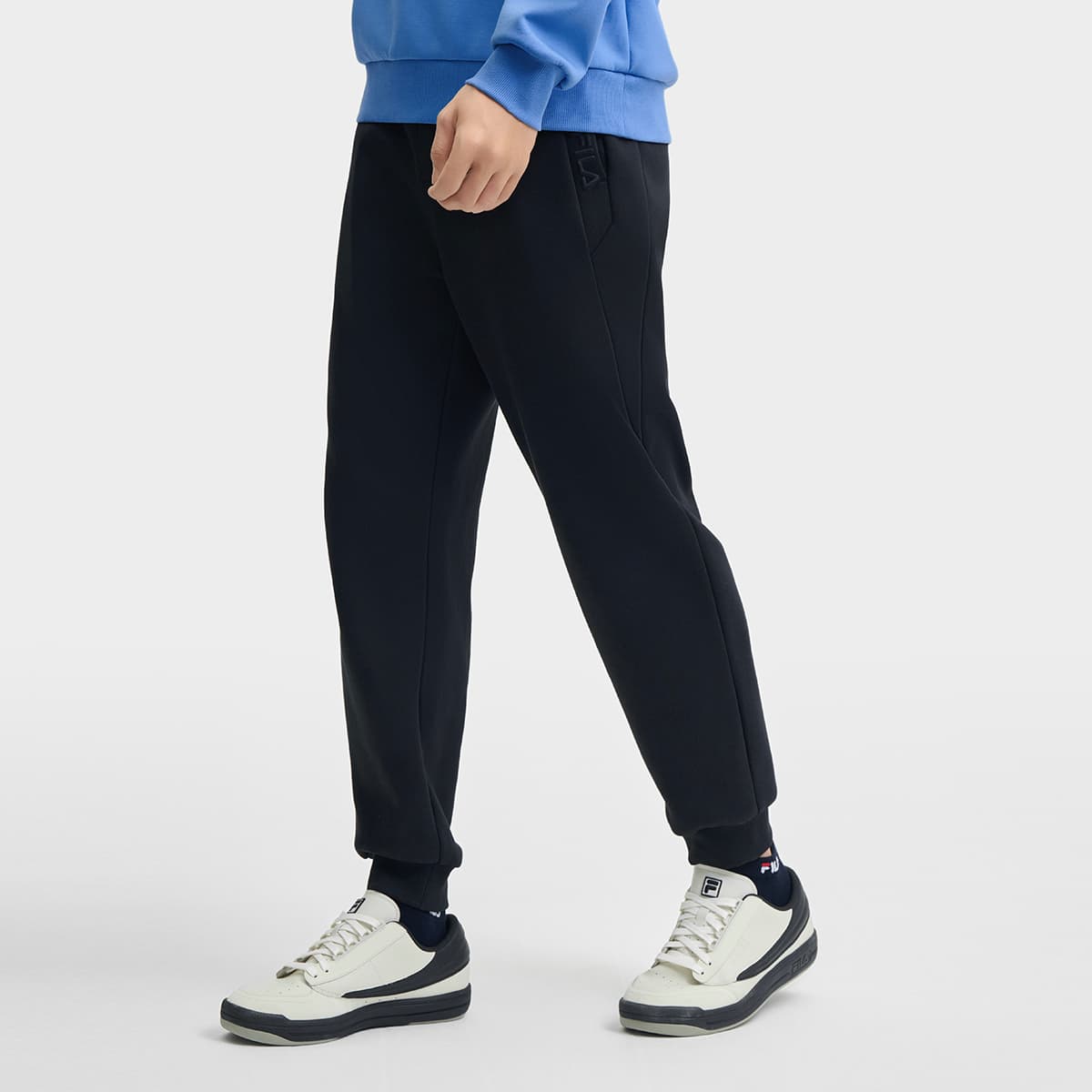 Штаны Fila Heritage Collection с флисовой подкладкой повседневный однотонный эластичный манжет длина до щиколотки - изображение 3
