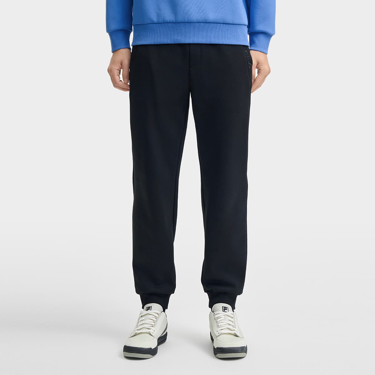 Штаны Fila Heritage Collection с флисовой подкладкой повседневный однотонный эластичный манжет длина до щиколотки - изображение 5