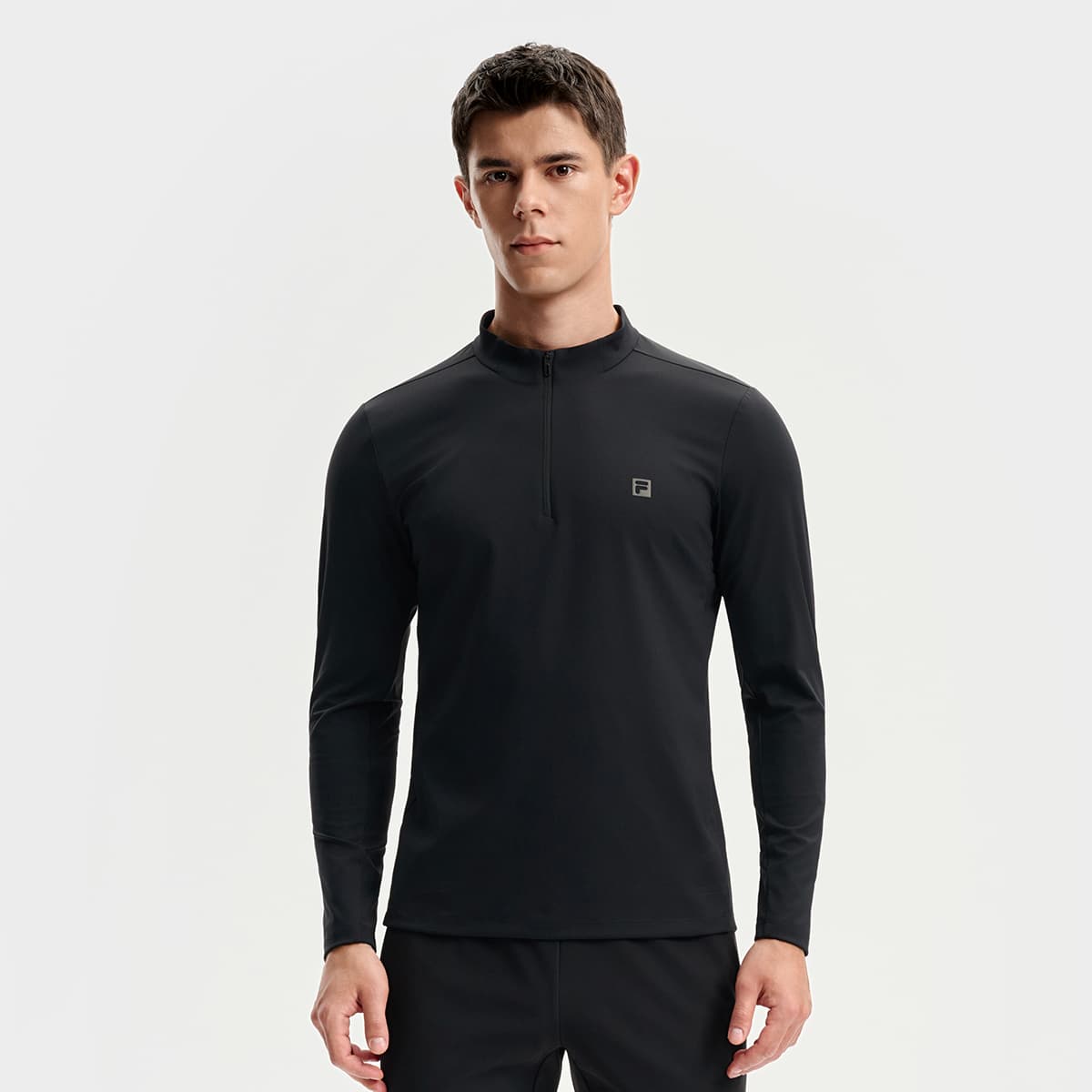 Футболка FILA Фитнес Темно-черные Мужские T-рубашки - изображение 4