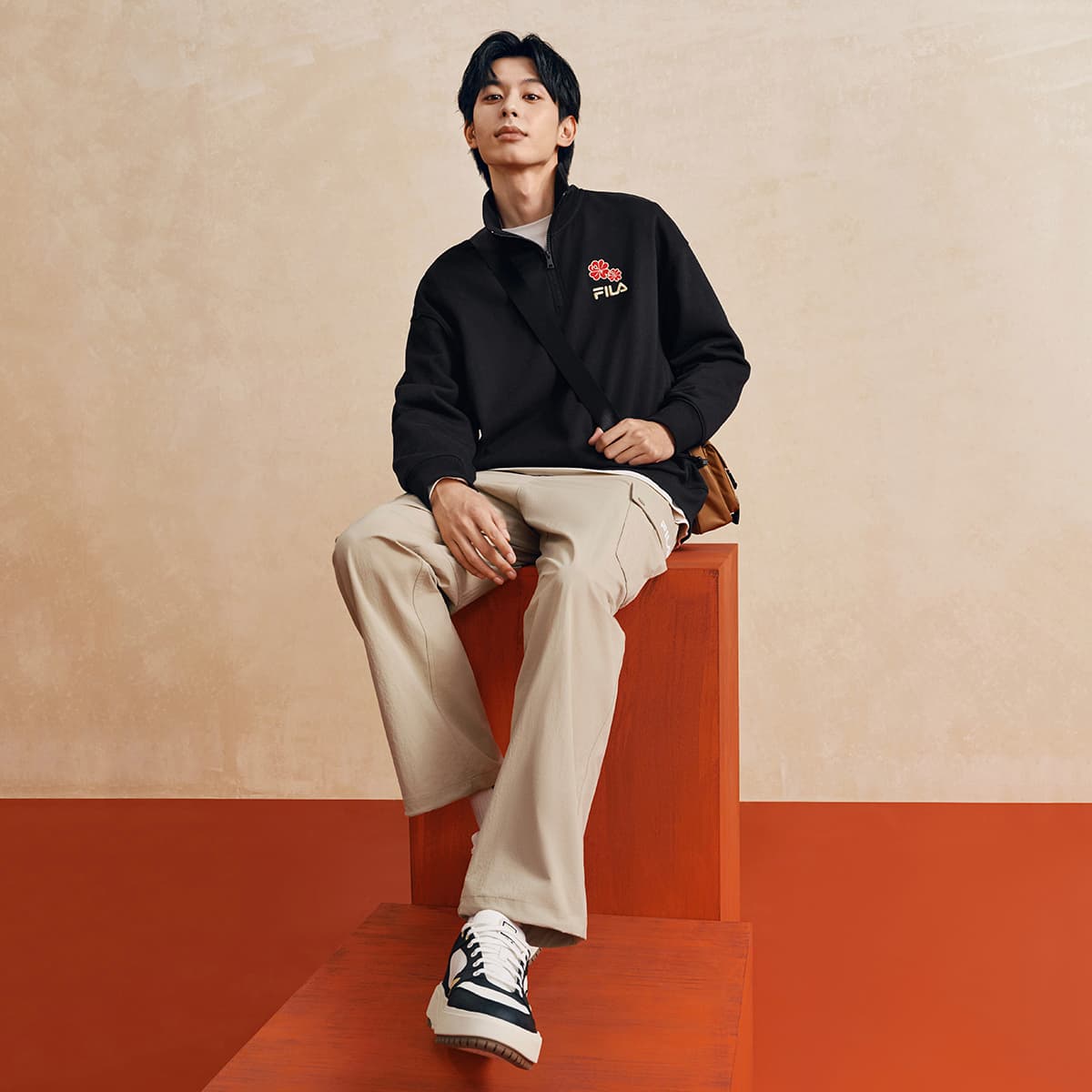 Худи FILA ORIGINALE Толстовка Унисекс Черный - изображение 6